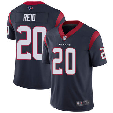 Texans 20 Justin Reid Navy Blue Team Color Mens Stitched Football Vapor Untouchable Limited Jersey