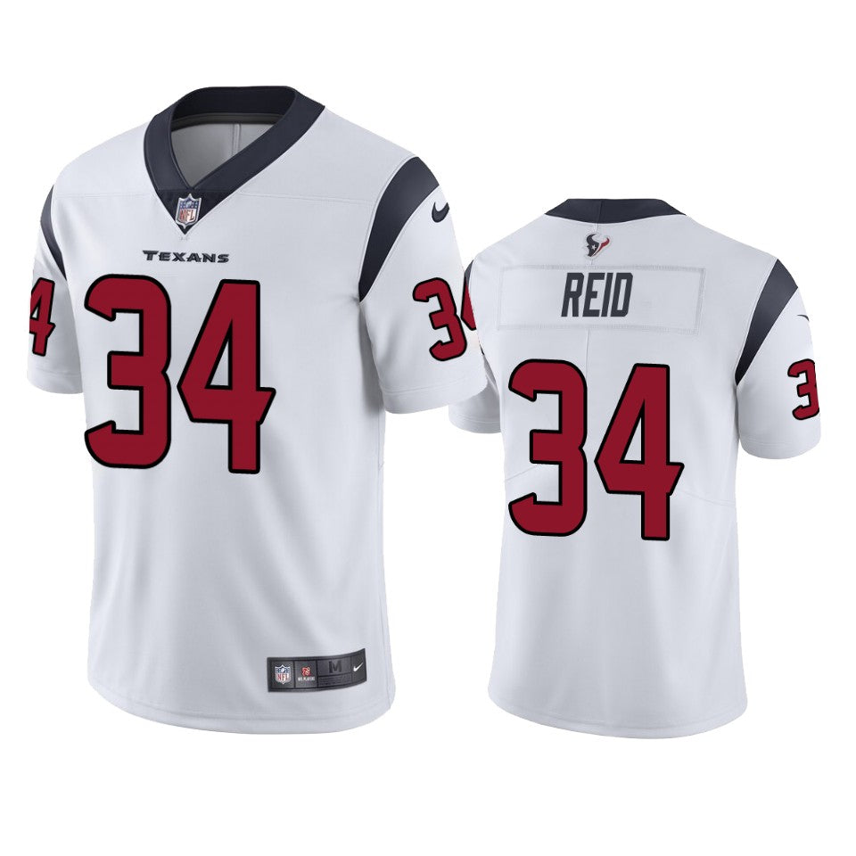 Texans John Reid Vapor Untouchable Limited White Jersey Mens