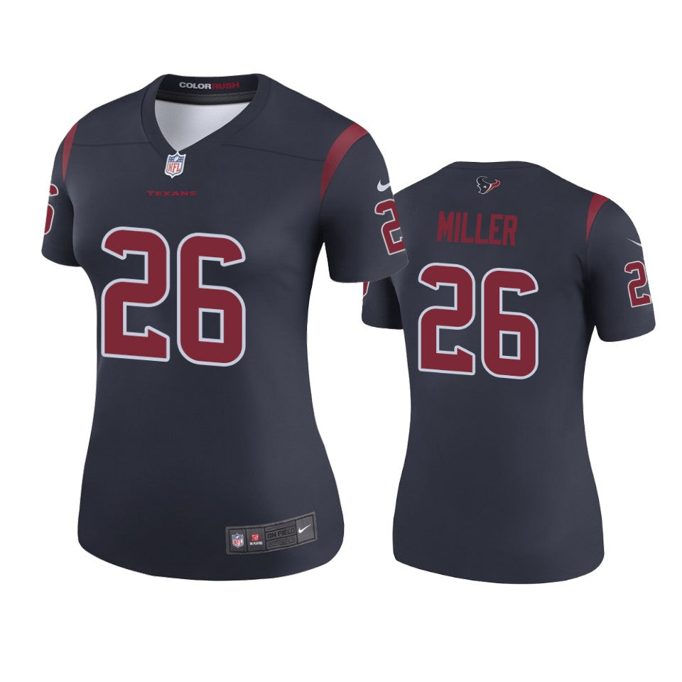 Texans Lamar Miller Navy Color Rush Legend Jersey