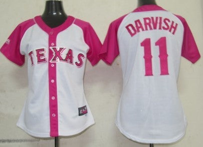Texas Rangers 11 Yu Darvish 2012 Fashion Womens By Majestic Athletic Jersey