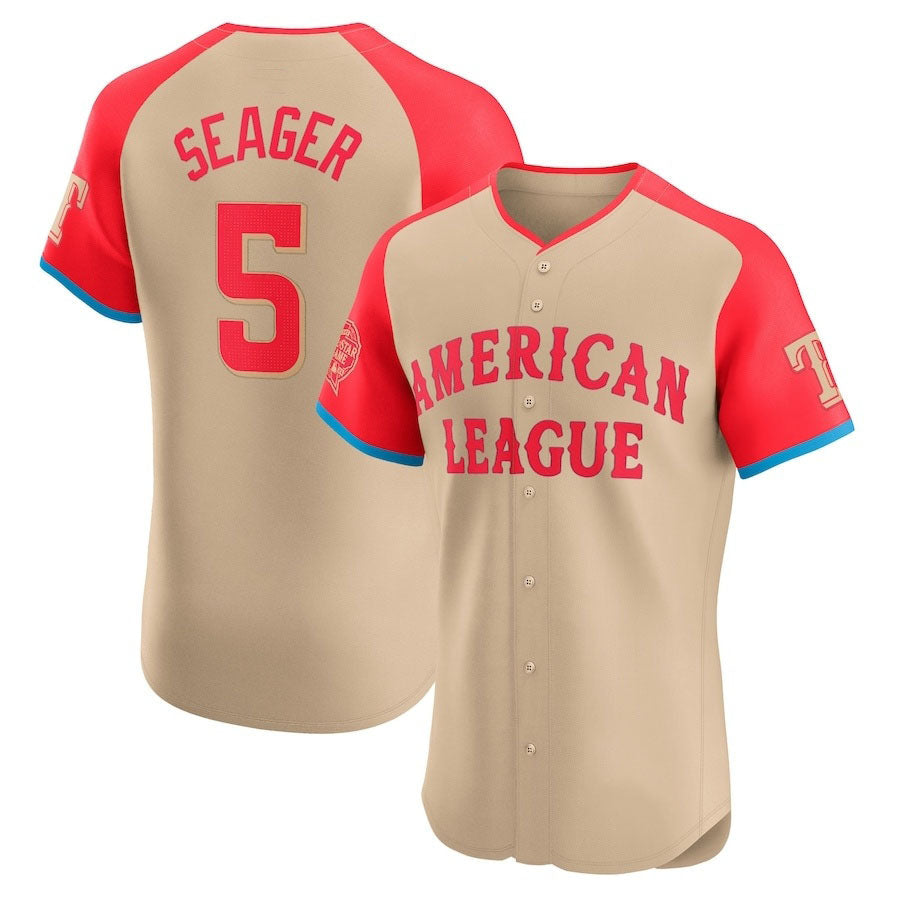 Texas Rangers #5 Corey Seager American League 2024 All-Star Game Elite Player Je