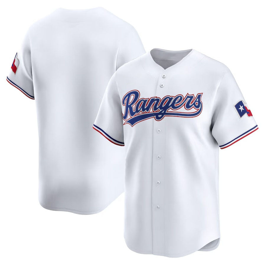 Texas Rangers Home Limited Jersey White Baseball Jersey