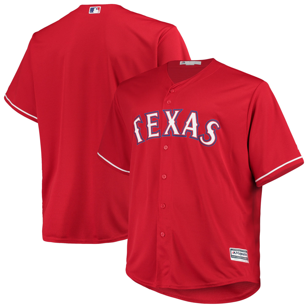 Texas Rangers Majestic Alternate Official Cool Base Jersey Red