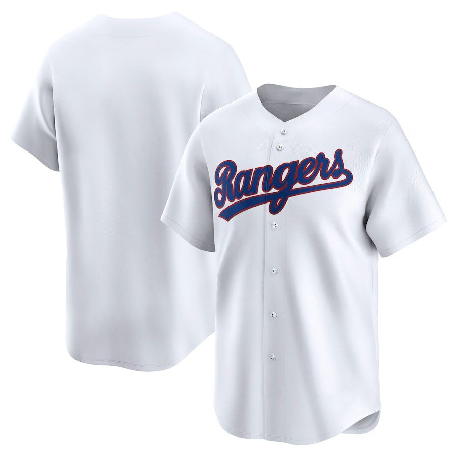 Texas Rangers Throwback Cooperstown Collection Limited Jersey White Baseball J