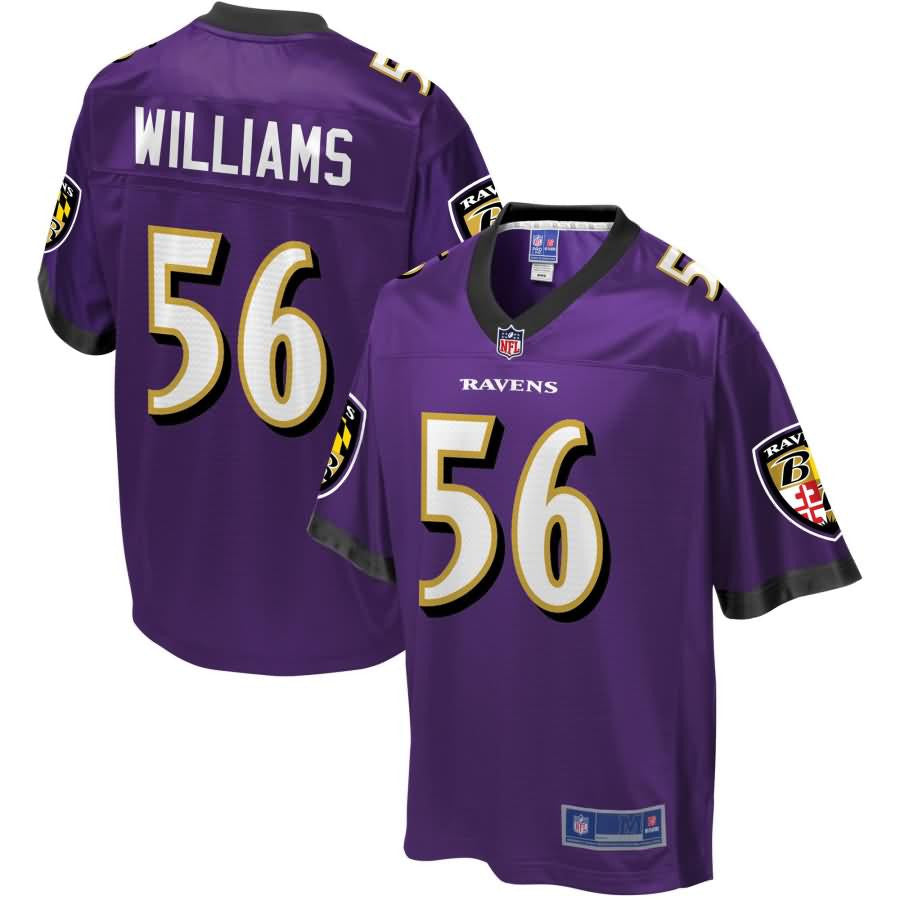 Tim Williams Baltimore Ravens Nfl Pro Line Player Jersey Purple