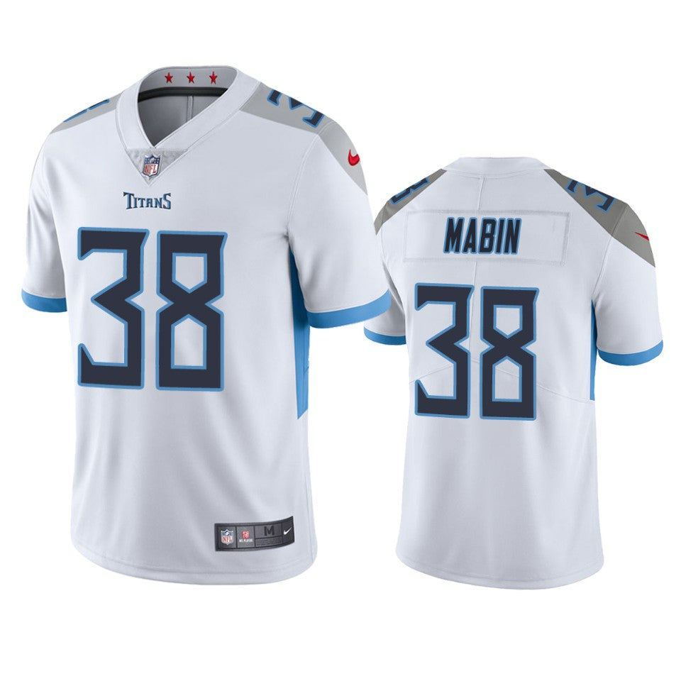 Titans Greg Mabin Vapor Limited White Jersey