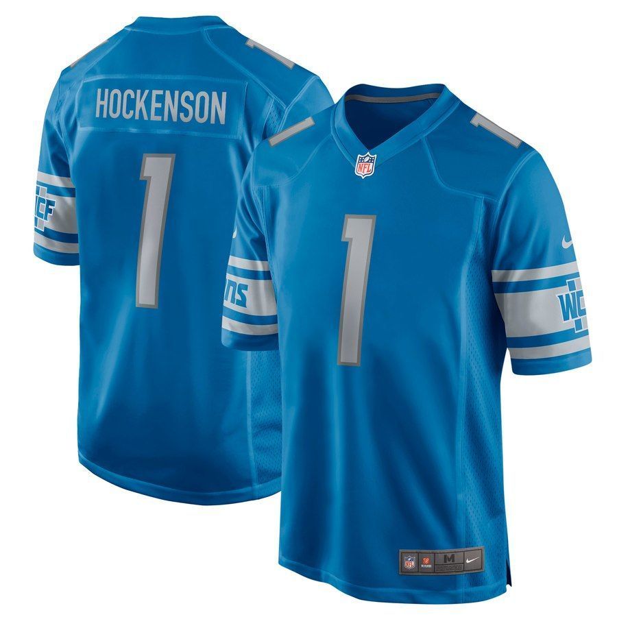 Tj Hockenson Detroit Lions 2019 Nfl Draft First Round Pick Game Jersey Blue 2019