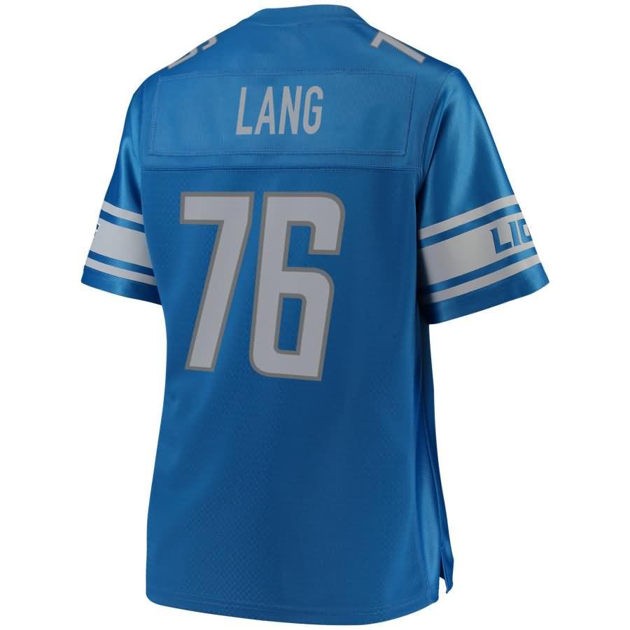 Tj Lang Detroit Lions Nfl Pro Line Womens Team Color Player Jersey Blue