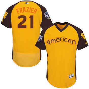 Todd Frazier Gold 2016 All star Jersey Mens American League Chicago White Sox 21 Flex Base Majestic Mlb Collection Jersey