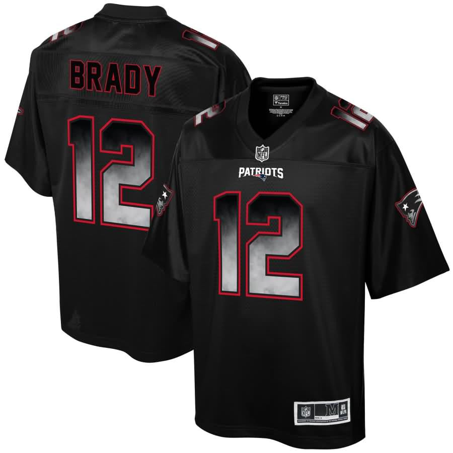 Tom Brady New England Patriots Nfl Pro Line Smoke Fashion Jersey Black