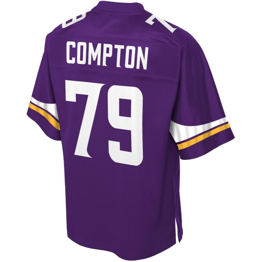 Tom Compton Minnesota Vikings Nfl Pro Line Player Jersey Purple
