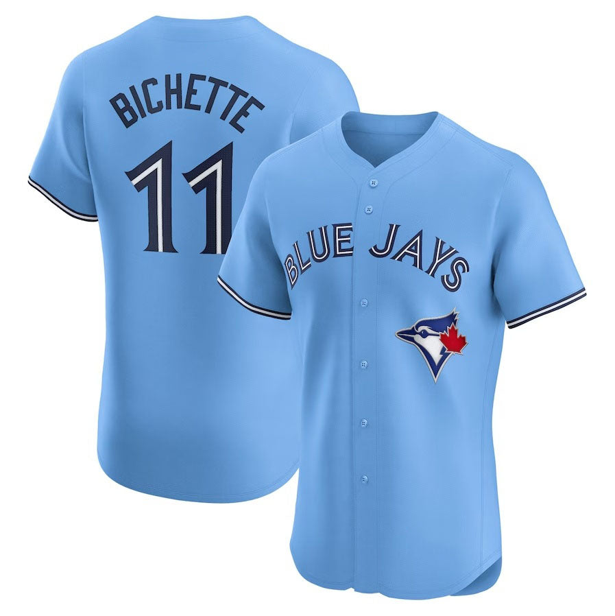 Toronto Blue Jays #11 Bo Bichette Alternate Elite Player Jersey Powder Blue St