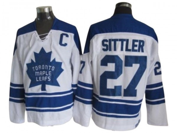 Toronto Maple Leafs #27 Darryl Sittler 1967 Vintage CCM Jersey -White