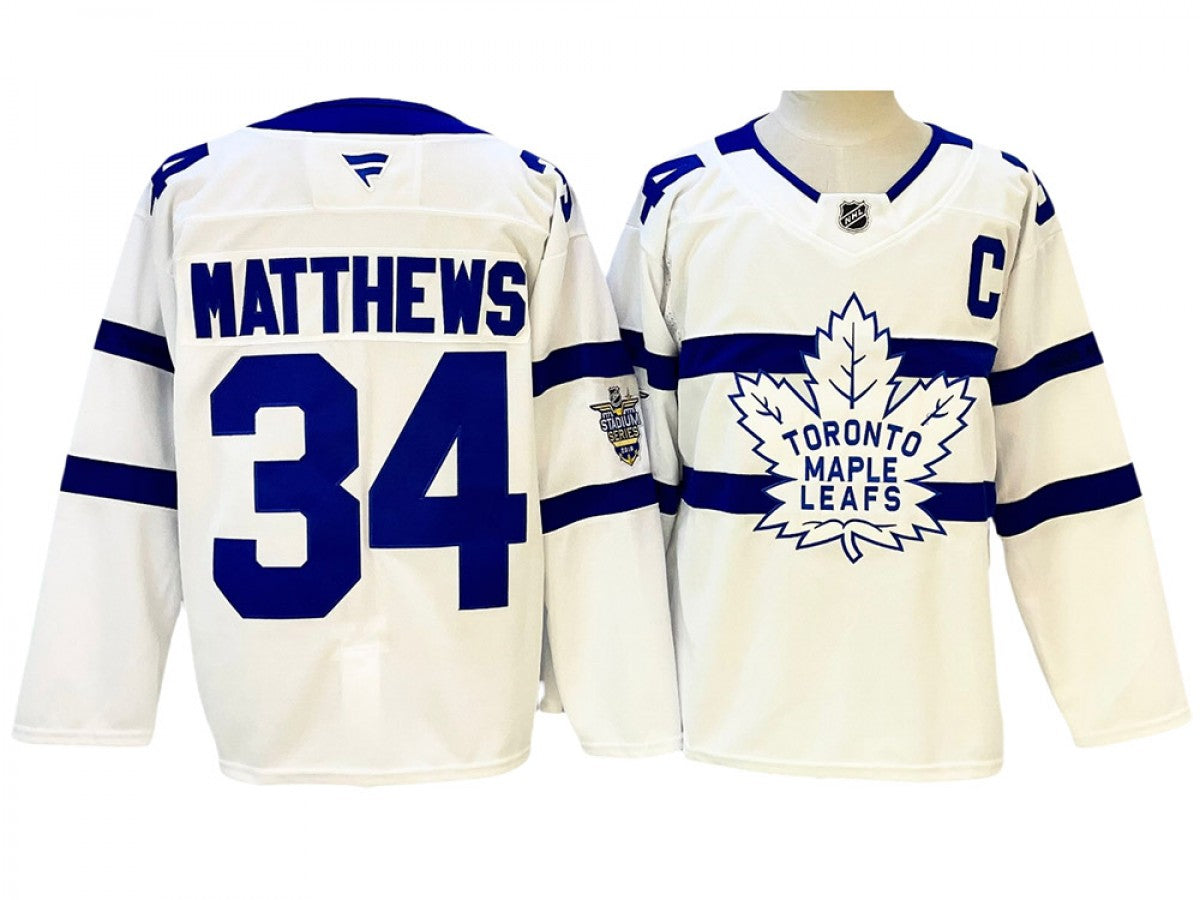 Toronto Maple Leafs #34 Auston Matthews 2018 Stadium Series Jersey White