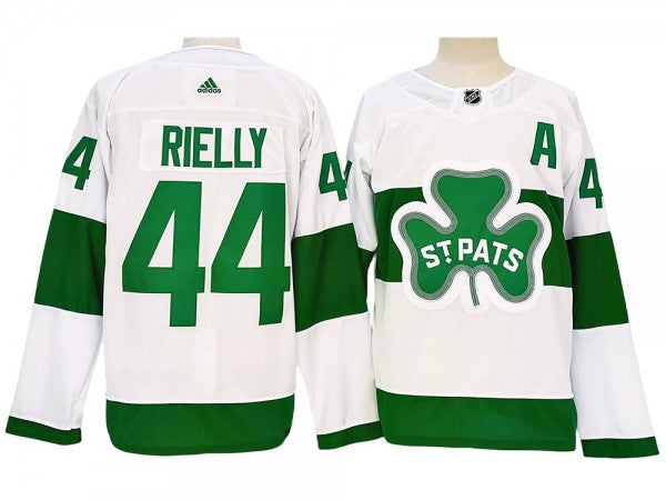 Toronto Maple Leafs #44 Morgan Rielly St. Patricks Alternate Jersey White