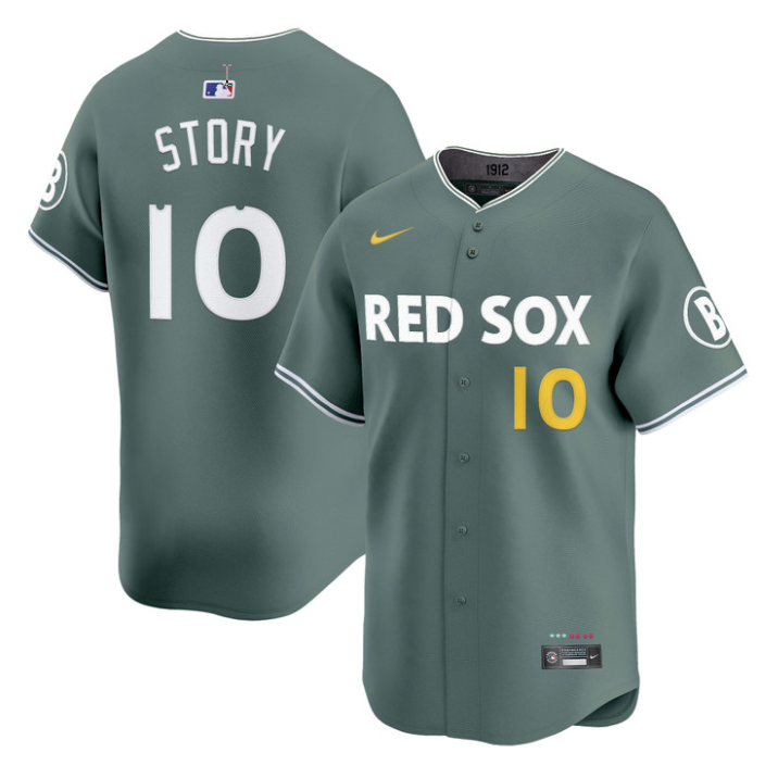 Trevor Story Jersey #10 Boston Red Sox 2025 City Connect Vapor Premier Limited V