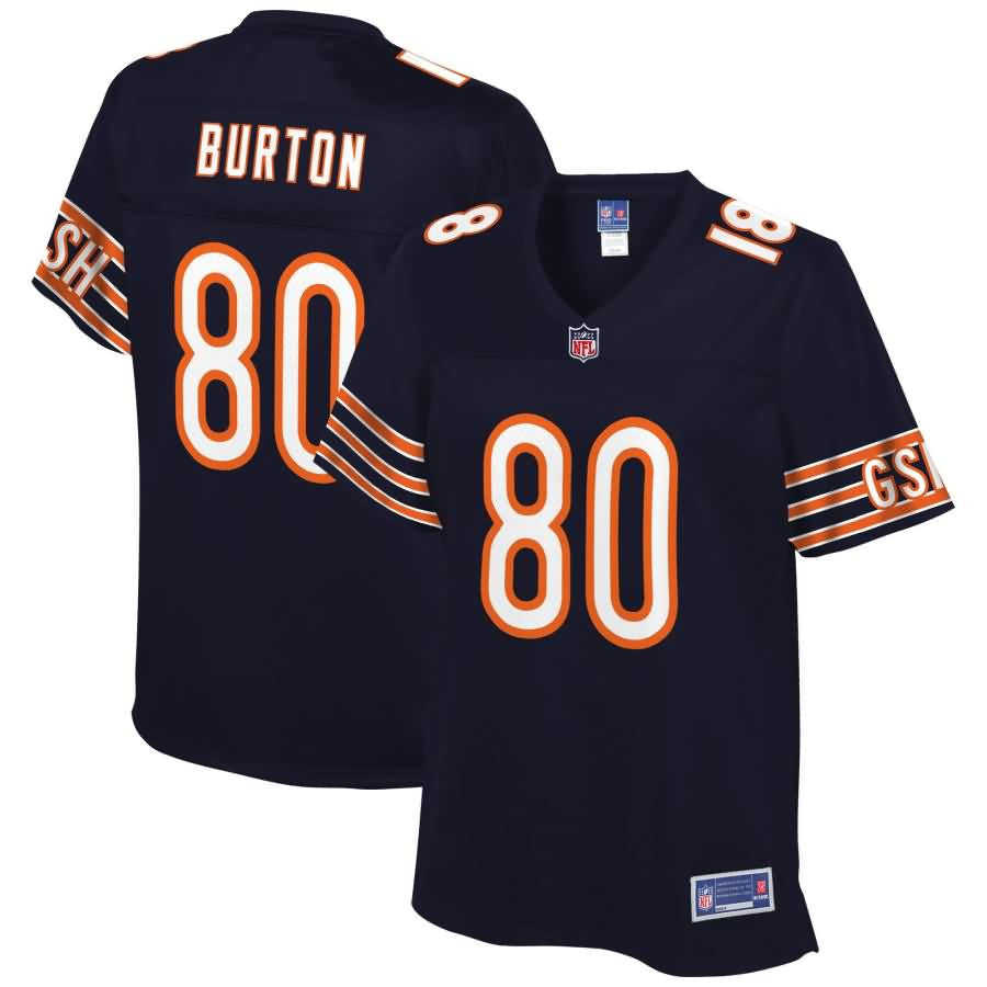 Trey Burton Chicago Bears Nfl Pro Line Womens Team Color Player Jersey Navy