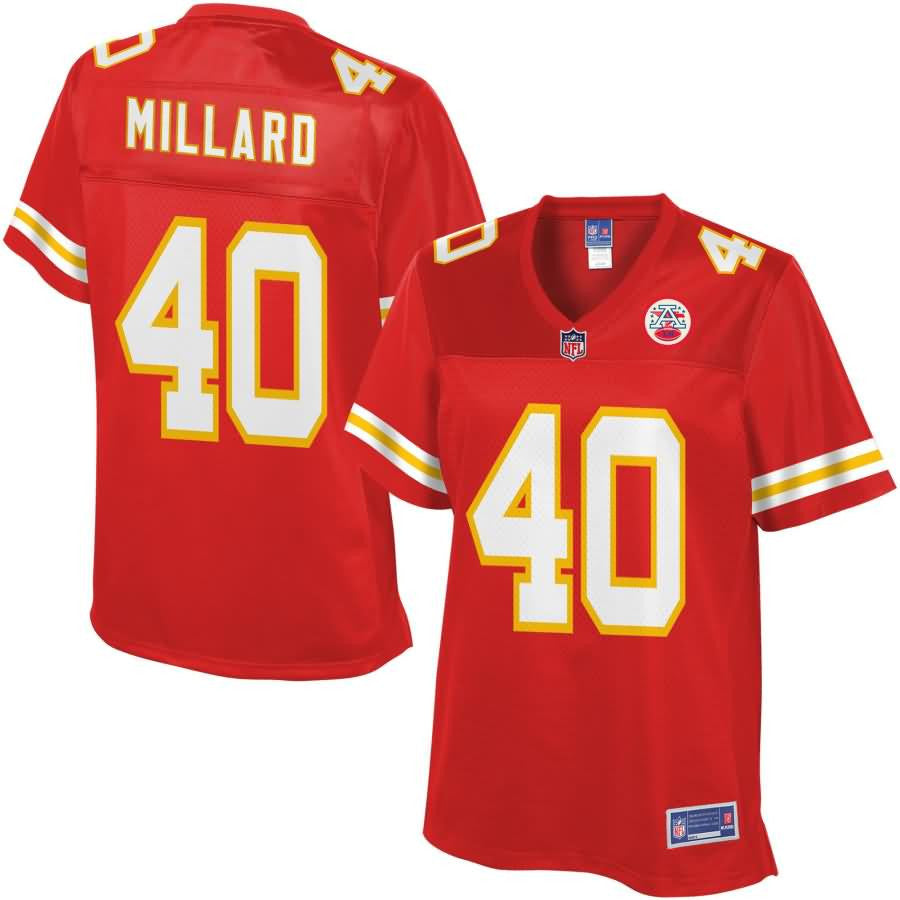 Trey Millard Kansas City Chiefs Nfl Pro Line Womens Player Jersey Red