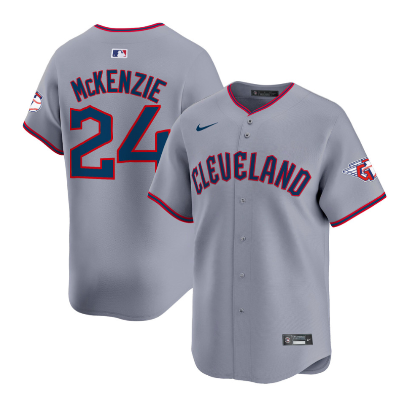 Triston McKenzie Jersey #24 Cleveland Guardians 2025 Vapor Premier Limited All S