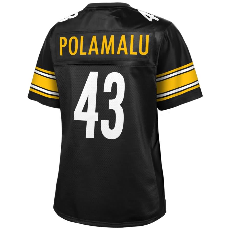 Troy Polamalu Pittsburgh Steelers Nfl Pro Line Womens Retired Player Jersey Black
