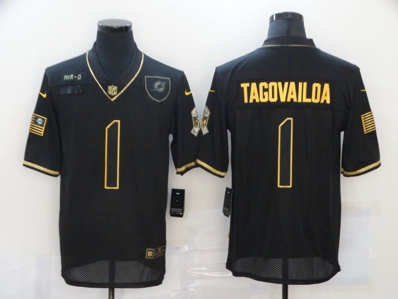 Tua Tagovailoa 1 Nfl 2020 Black Jersey
