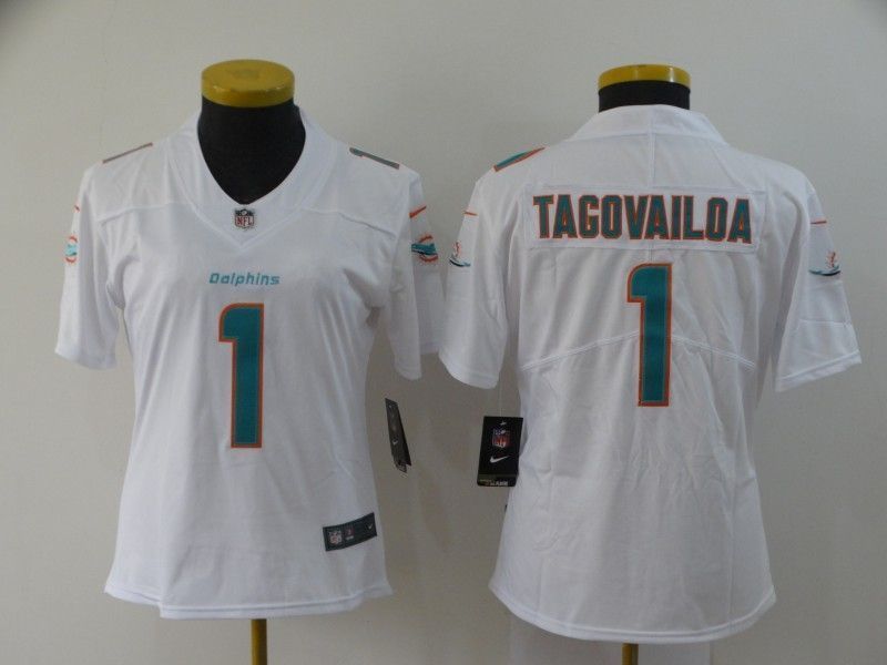 Tua Tagovailoa 1 Nfl 2020 White Womens Jersey