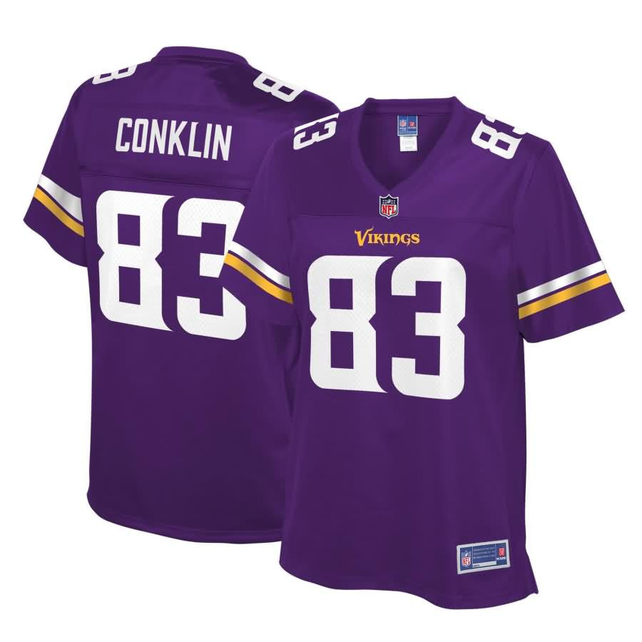 Tyler Conklin Minnesota Vikings Nfl Pro Line Womens Player Jersey Purple