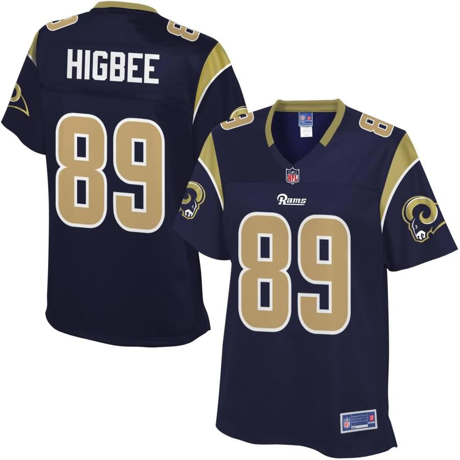 Tyler Higbee Los Angeles Rams Nfl Pro Line Womens Player Jersey Navy