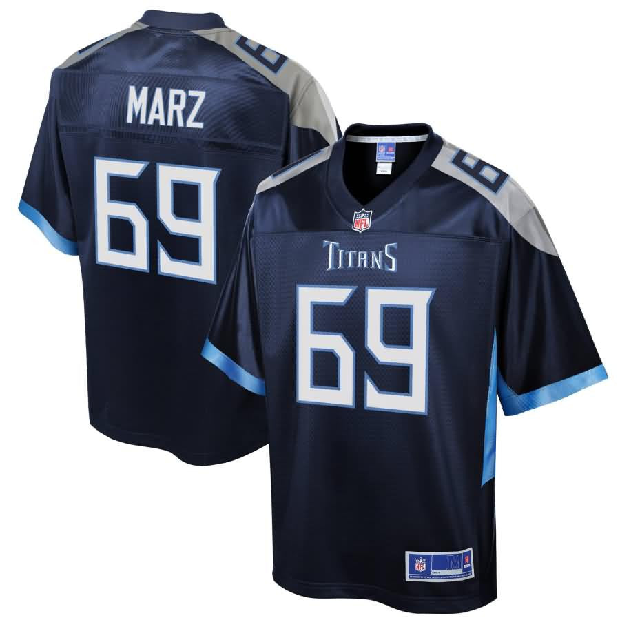 Tyler Marz Tennessee Titans Nfl Pro Line Player Jersey Navy