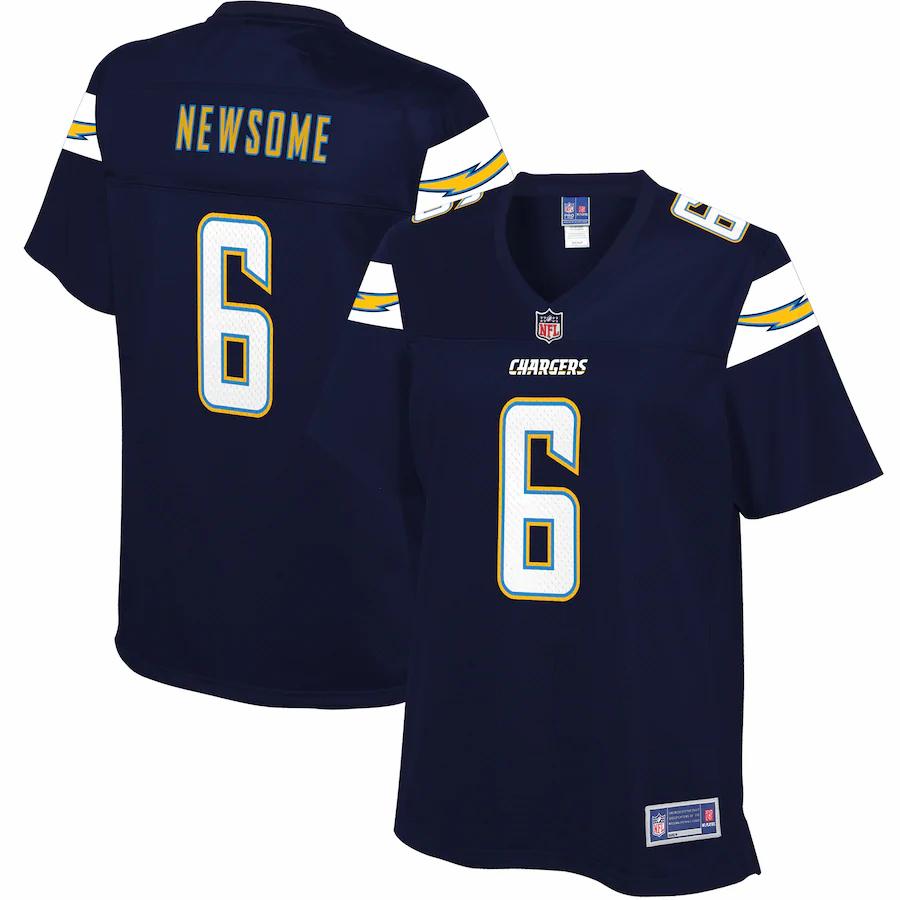 Tyler Newsome Los Angeles Chargers Nfl Pro Line Womens Player Jersey Navy