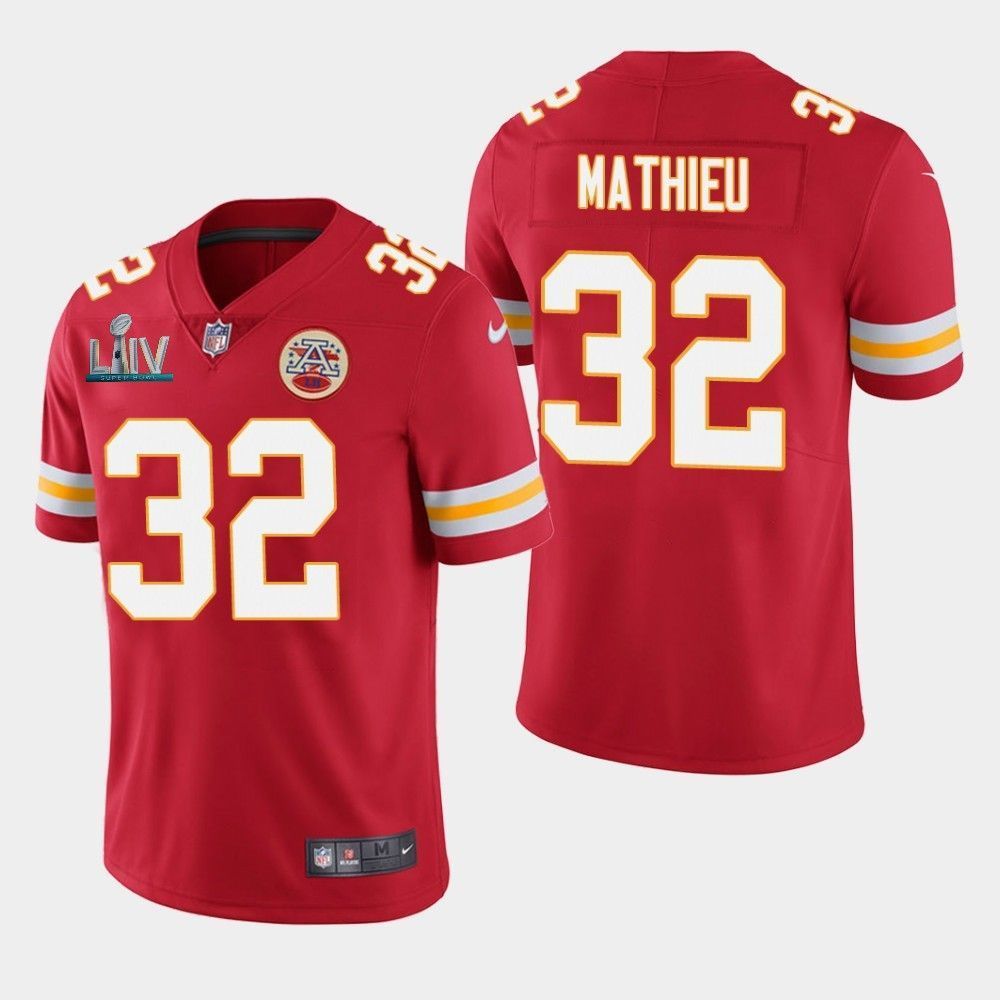 Tyrann Mathieu 32 Kansas City Chiefs 2020 Nfl Red Jersey Jersey