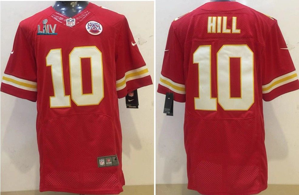 Tyreek Hill 10 Kansas City Chiefs 2020 Nfl Red Jersey Jersey