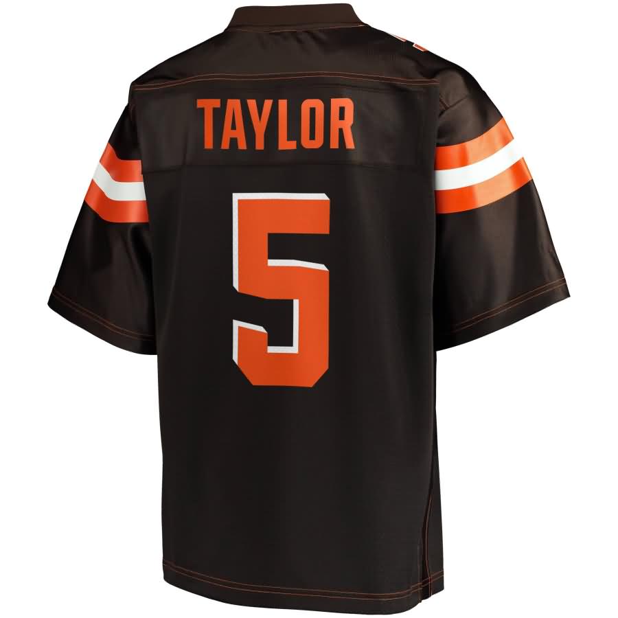 Tyrod Taylor Cleveland Browns Nfl Pro Line Youth Team Color Player Jersey Brown