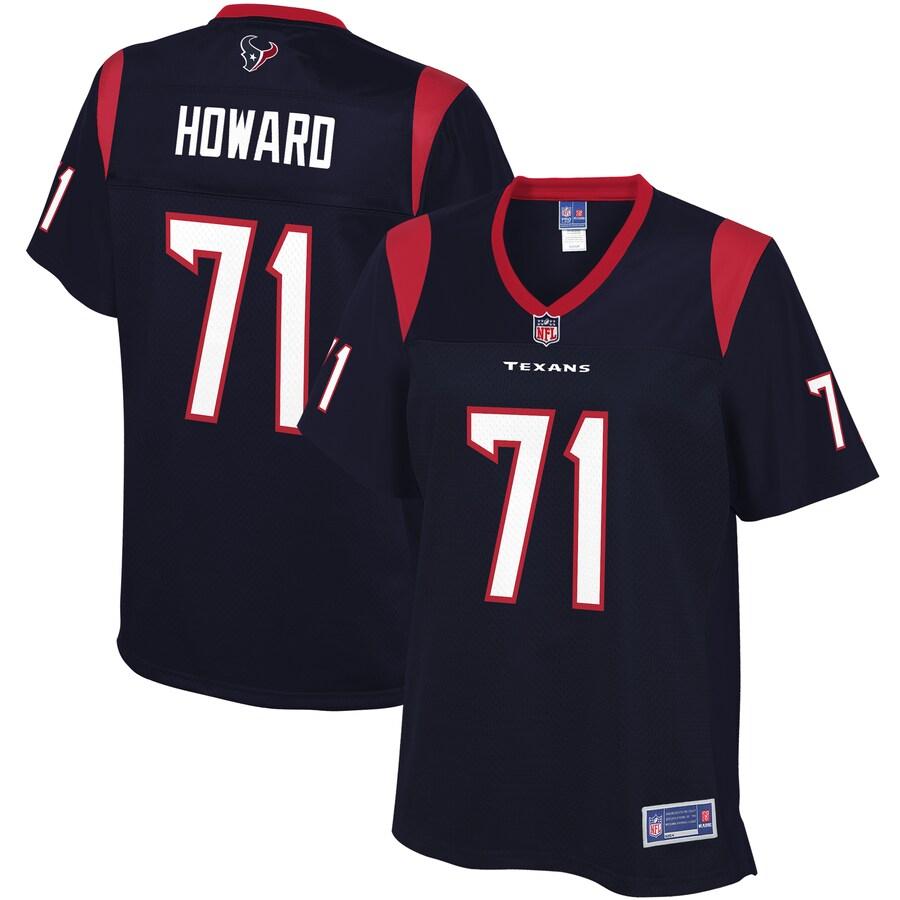 Tytus Howard Houston Texans Nfl Pro Line Womens Team Player Jersey Navy