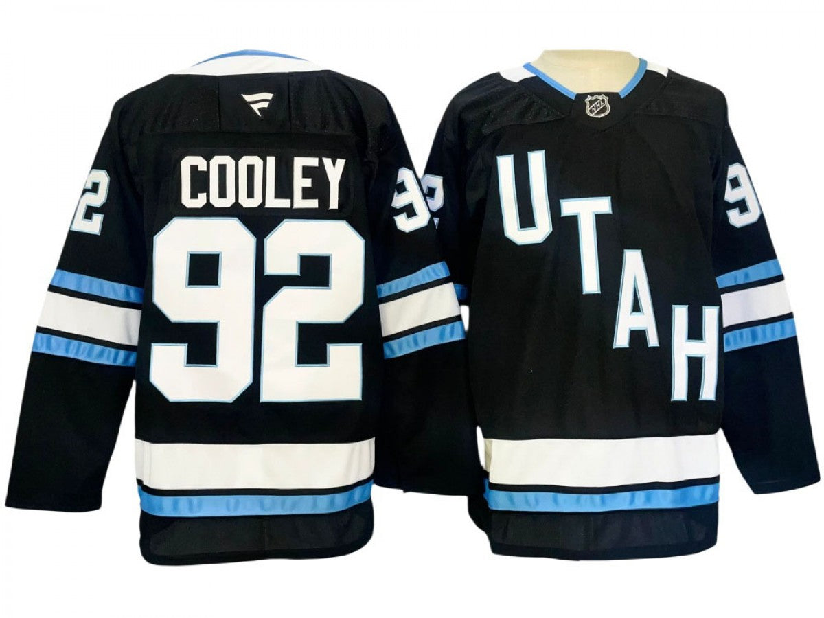 Utah Hockey Club #92 Logan Cooley Black Jersey