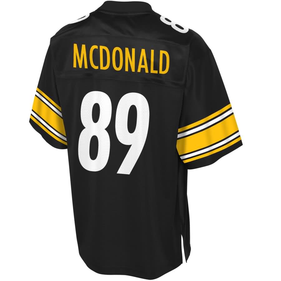 Vance Mcdonald Pittsburgh Steelers Nfl Pro Line Team Color Player Jersey Black