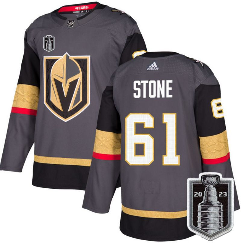 Vegas Golden Knights 61 Mark Stone Gray 2023 Stanley Cup Final Stitched Jersey