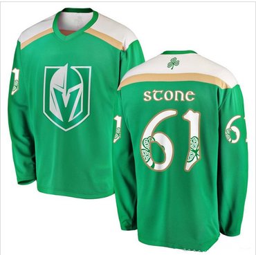 Vegas Golden Knights 61 Mark Stone Green 2019 St Patricks Day Adidas Jersey
