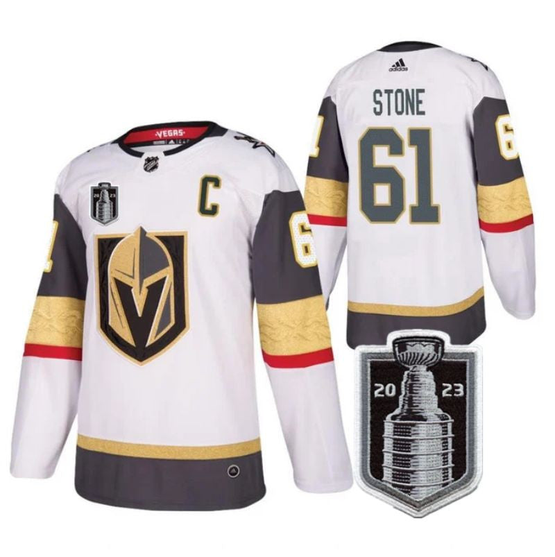 Vegas Golden Knights 61 Mark Stone White 2023 Stanley Cup Final Stitched Jersey