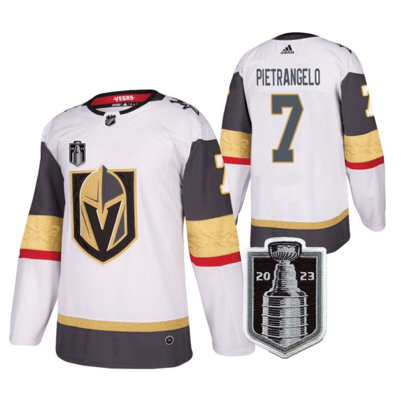 Vegas Golden Knights 7 Alex Pietrangelo White 2023 Stanley Cup Final Stitched