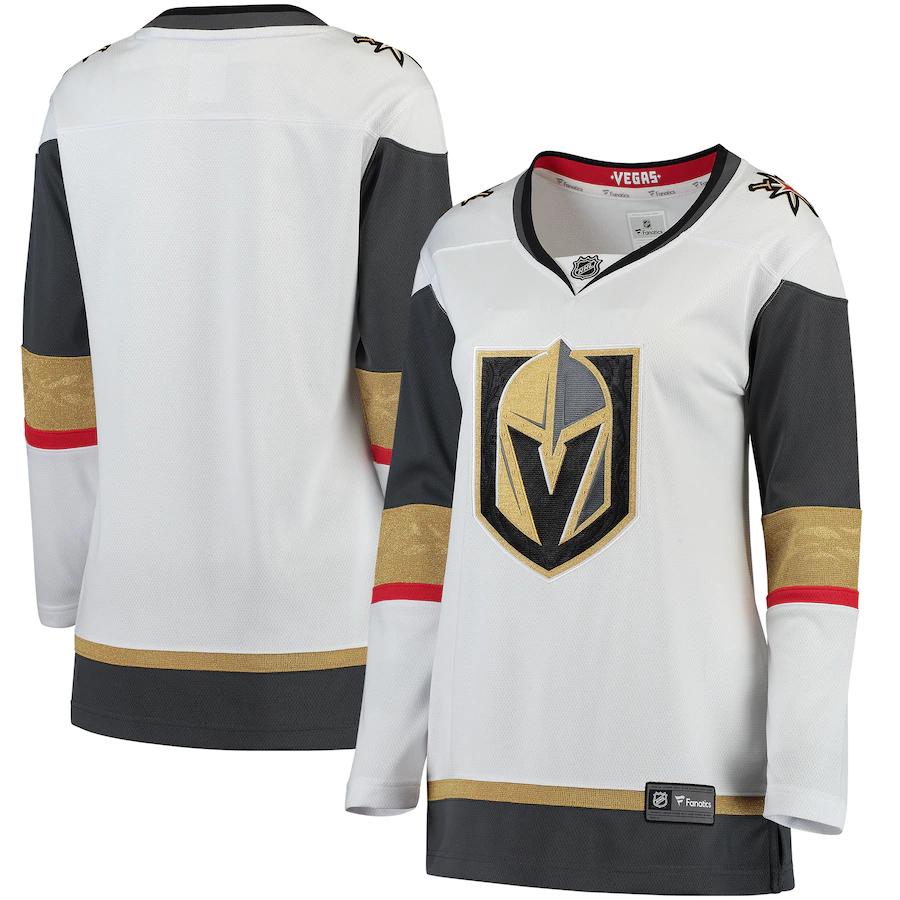 Vegas Golden Knights Fanatics Branded Womens Away Breakaway Jersey White