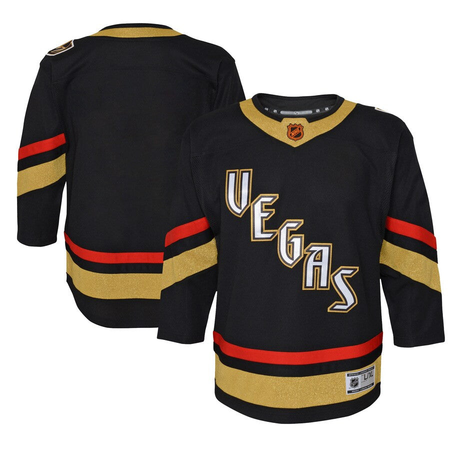 Vegas Golden Knights Youth Special Edition 20 Premier Blank Jersey Black