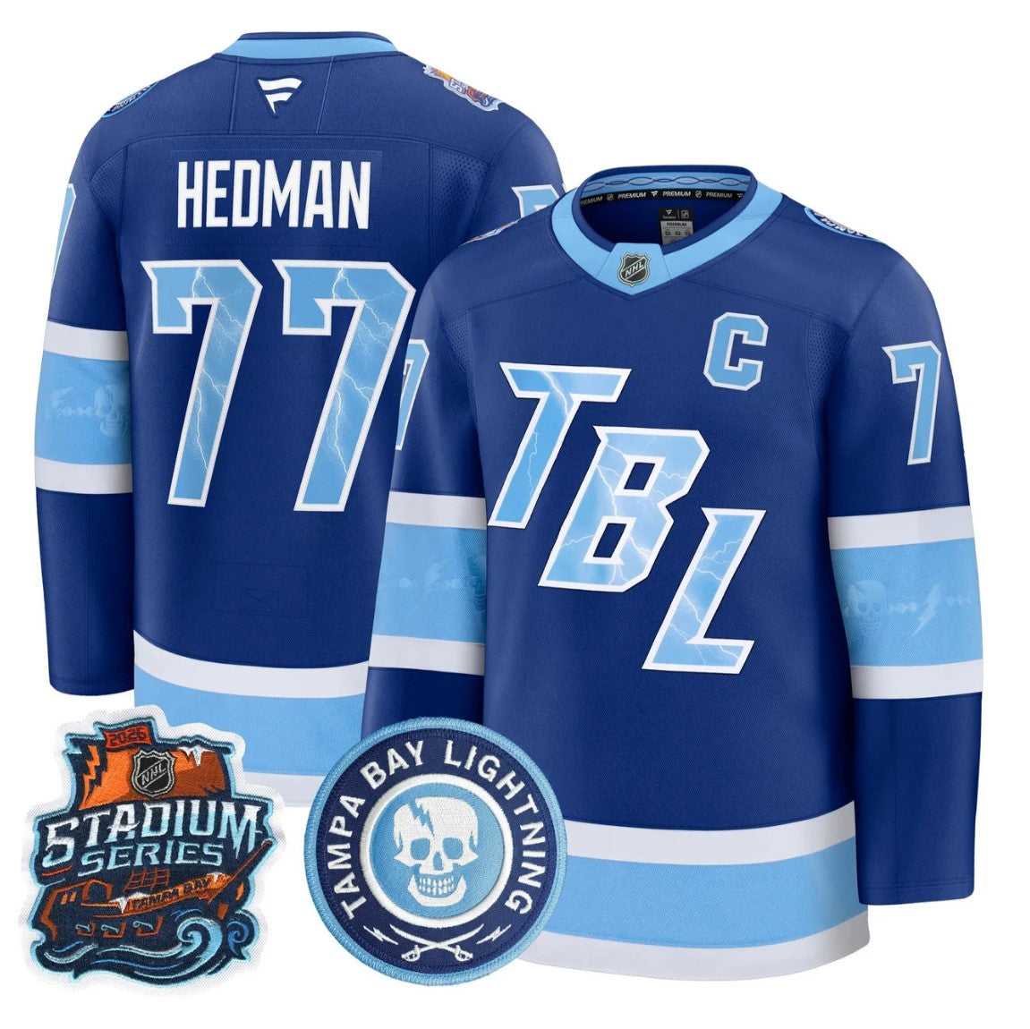 Victor Hedman Jersey #77 Tampa Bay Lightning 2026 Stadium Series Patch Stitched