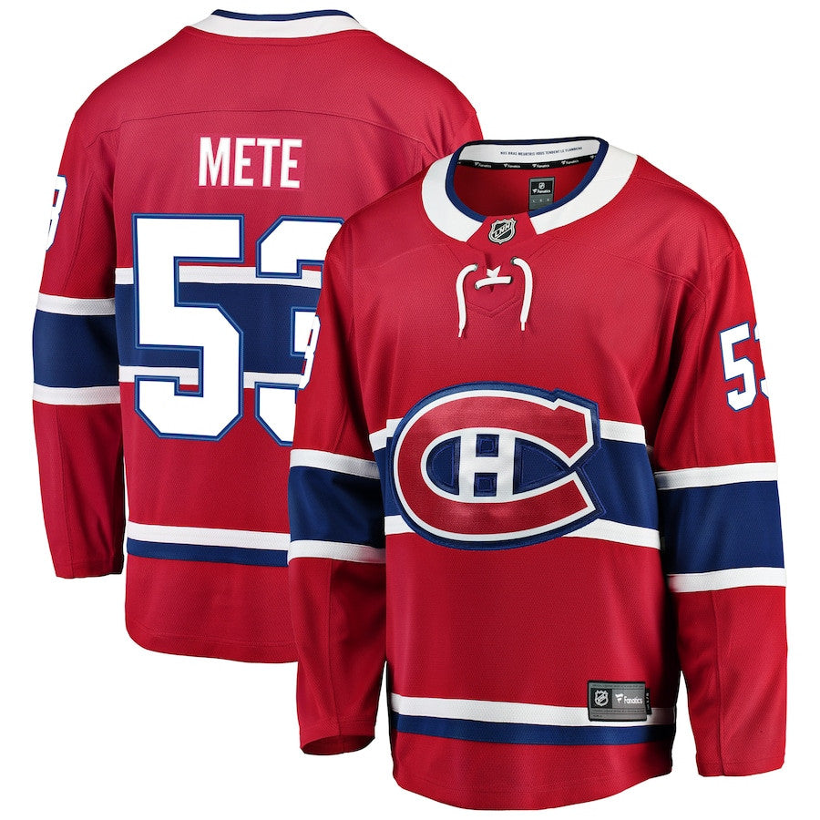 Victor Mete Montreal Canadiens Fanatics Branded Breakaway Player Jersey Red