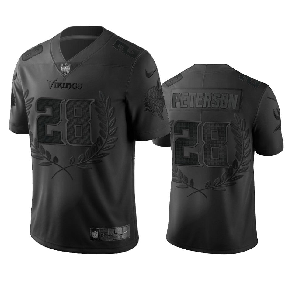 Vikings Adrian Peterson Black Mvp Limited Jersey