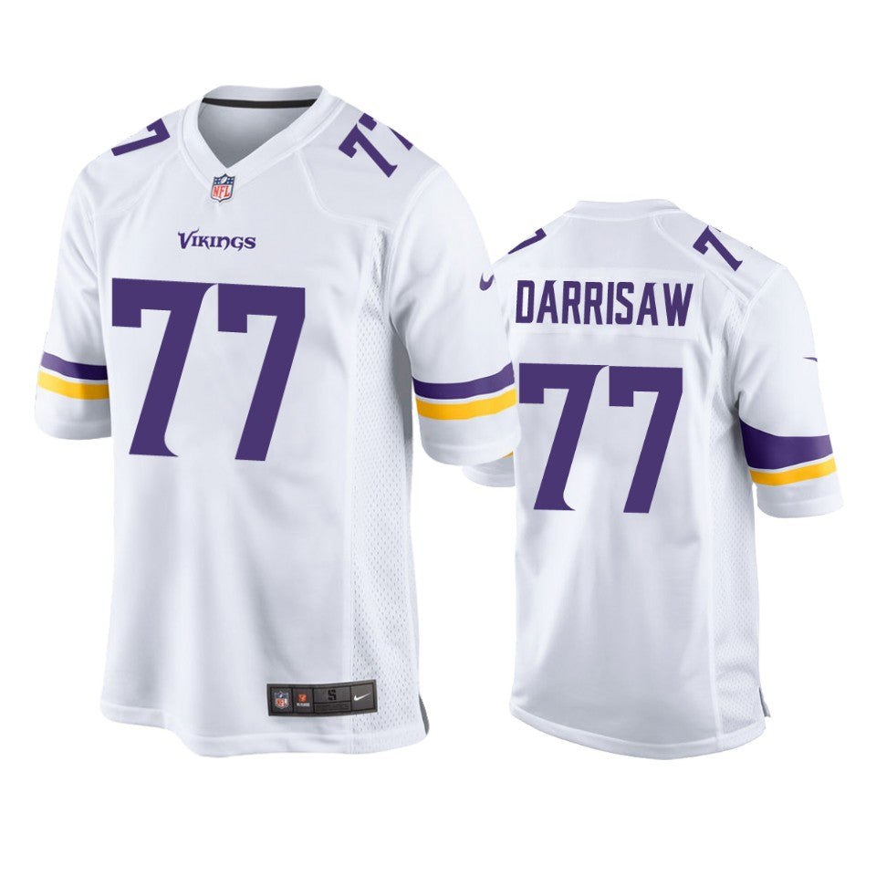 Vikings Christian Darrisaw 2021 Nfl Draft White Game Jersey
