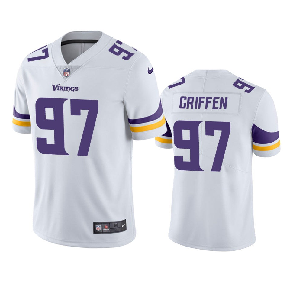 Vikings Everson Griffen Vapor Limited White Jersey