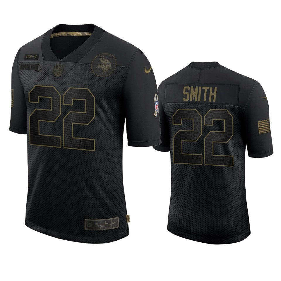 Vikings Harrison Smith Limited Jersey Black 2020 Salute To Service