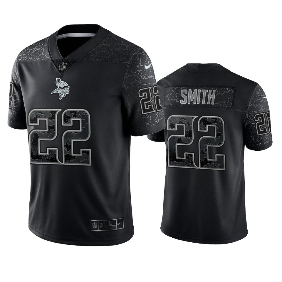 Vikings Harrison Smith Reflective Limited Black Jersey