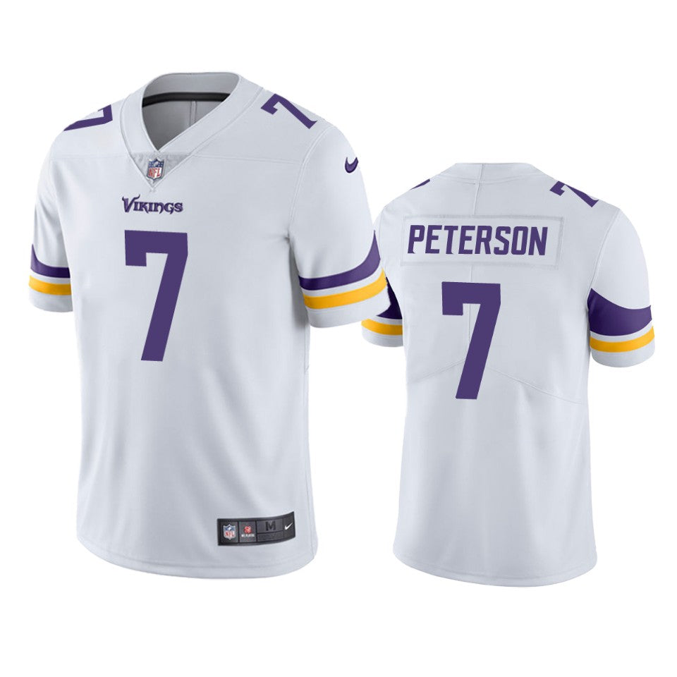 Vikings Patrick Peterson Vapor Limited White Jersey